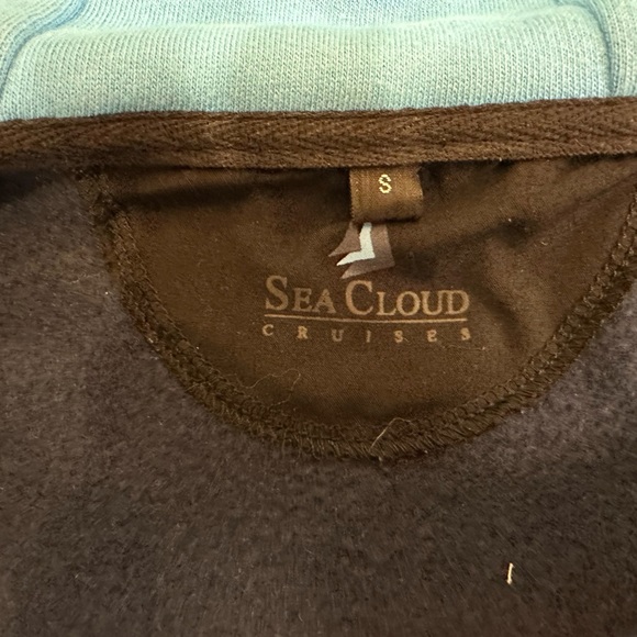 Sea Cloud Cruise Line Zippered Men’s Hoody Size Small Navy Blue - Picture 8 of 9